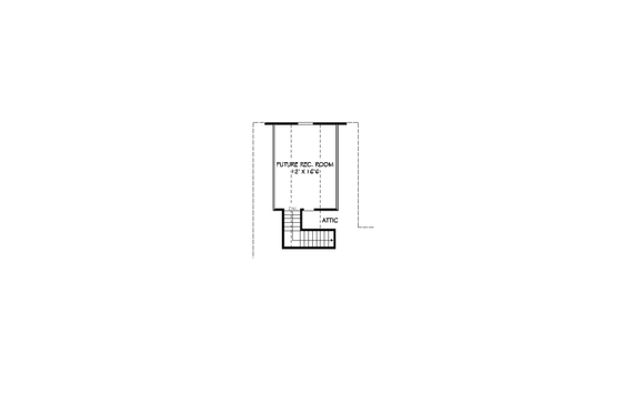 Floor Plan - Other Floor for European House Plan #424-76 - 3 bed, 2 bath