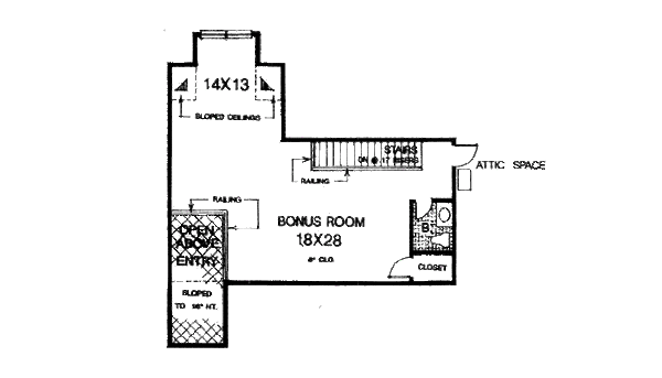 Colonial Floor Plan - Other Floor Plan #310-956