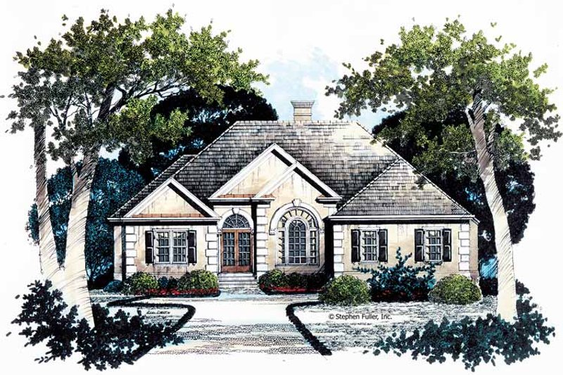 Architectural House Design - Traditional Exterior - Front Elevation Plan #429-78