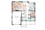Country Style House Plan - 3 Beds 1.5 Baths 1828 Sq/Ft Plan #23-2542 