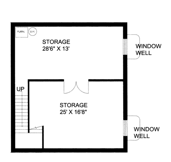 Home Plan - Contemporary Floor Plan - Lower Floor Plan #117-860