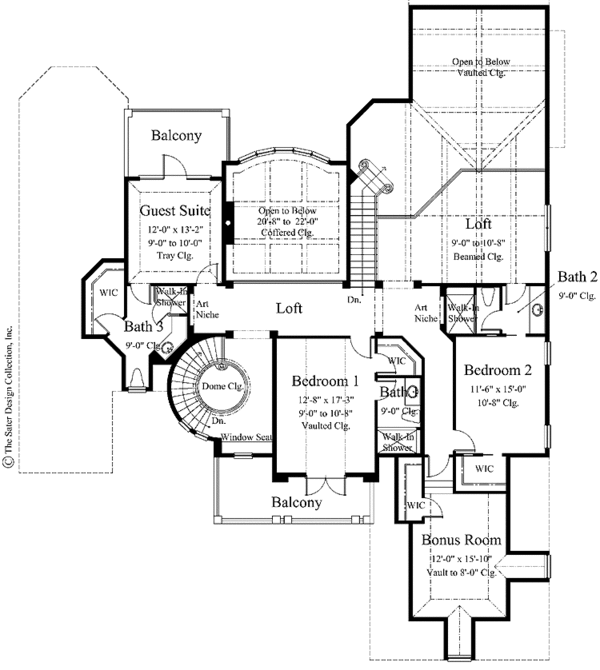 Home Plan - Country Floor Plan - Upper Floor Plan #930-273