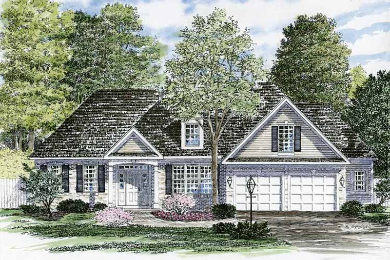 Home Plan - Ranch Exterior - Front Elevation Plan #316-248