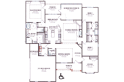 Southern Style House Plan - 4 Beds 2.5 Baths 2763 Sq/Ft Plan #63-113 