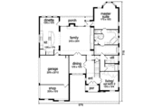 European Style House Plan - 4 Beds 3 Baths 3190 Sq/Ft Plan #84-402 