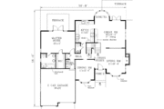 Traditional Style House Plan - 4 Beds 3.5 Baths 2334 Sq/Ft Plan #3-192 