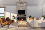 Craftsman Style House Plan - 3 Beds 2 Baths 1706 Sq/Ft Plan #923-81 Interior 