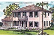 Mediterranean Style House Plan - 3 Beds 2.5 Baths 1992 Sq/Ft Plan #124-428 