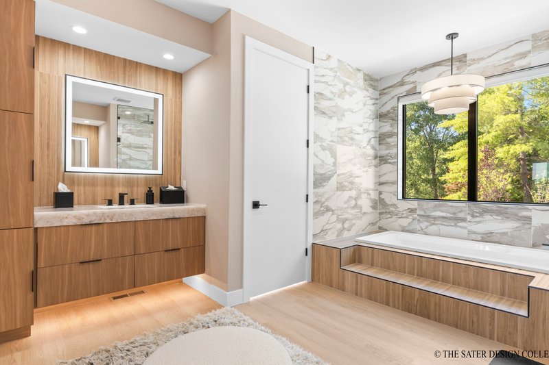 Architectural House Design - Interior - Master Bathroom 3 for Contemporary House Plan #930-546 - 3 bed, 3.5 bath