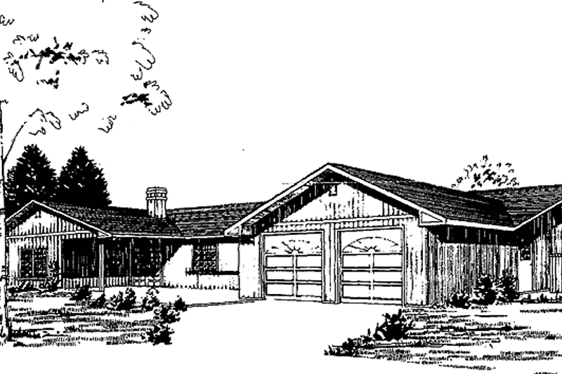 House Blueprint - Country Exterior - Front Elevation Plan #60-923