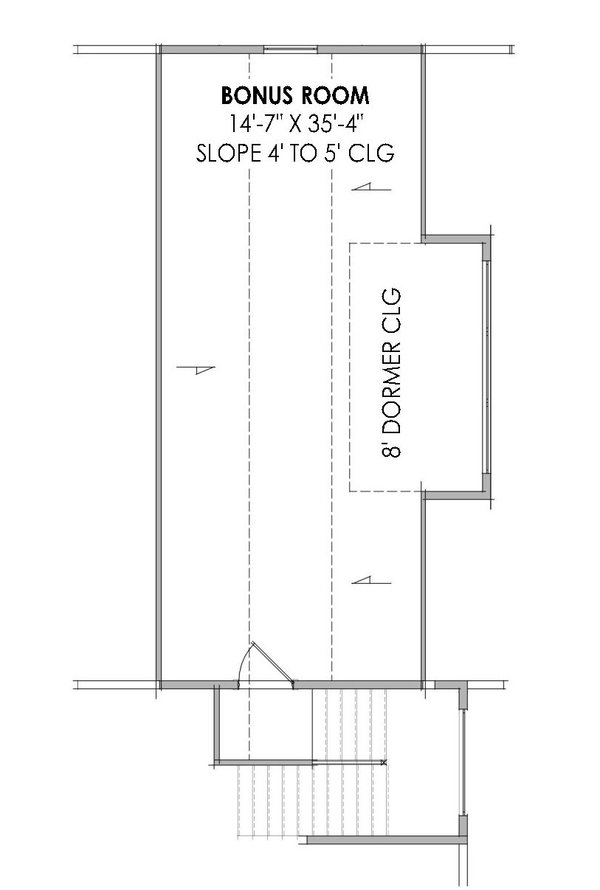 House Plan Design - Modern Floor Plan - Upper Floor Plan #1096-36