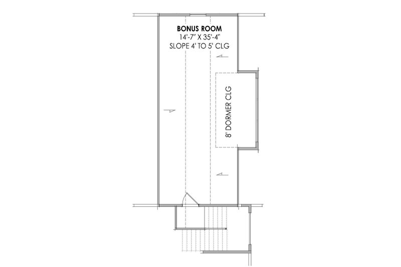 House Design - Floor Plan - Upper Floor for Modern House Plan #1096-36 - 4 bed, 4.5 bath