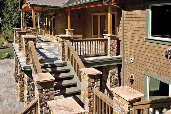 Exterior - Outdoor Living for Contemporary House Plan #951-2 - 4 bed, 4 bath