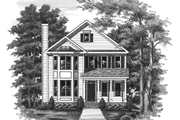 Colonial Style House Plan - 3 Beds 2.5 Baths 1992 Sq/Ft Plan #927-790 Exterior 