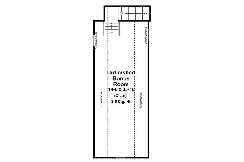 House Blueprint - Floor Plan - Other Floor for Country House Plan #21-423 - 3 bed, 2.5 bath
