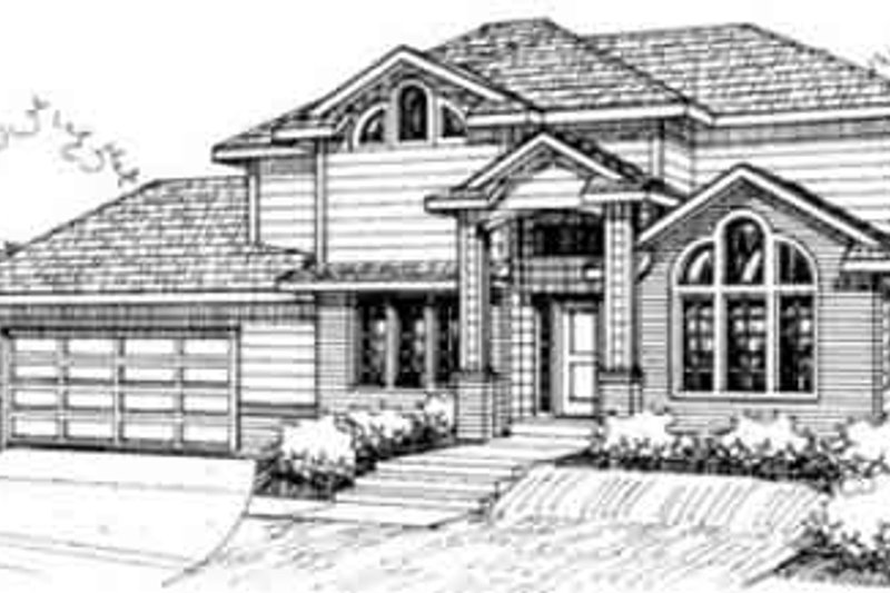 Dream House Plan - Traditional Exterior - Front Elevation Plan #117-213