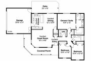 Farmhouse Style House Plan - 3 Beds 2 Baths 1506 Sq/Ft Plan #124-686 