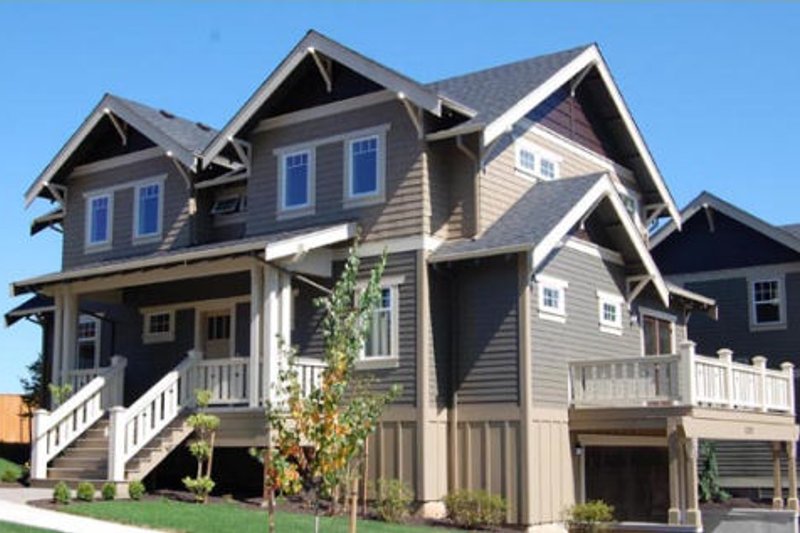 Architectural House Design - Exterior - Other Elevation for Craftsman House Plan #434-5 - 4 bed, 3.5 bath