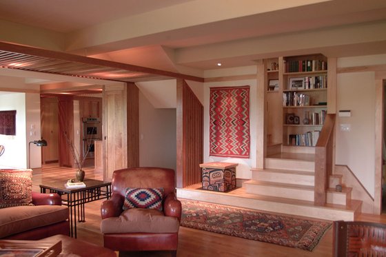 Interior - Family Room 1 for Prairie House Plan #454-7 - 3 bed, 2.5 bath