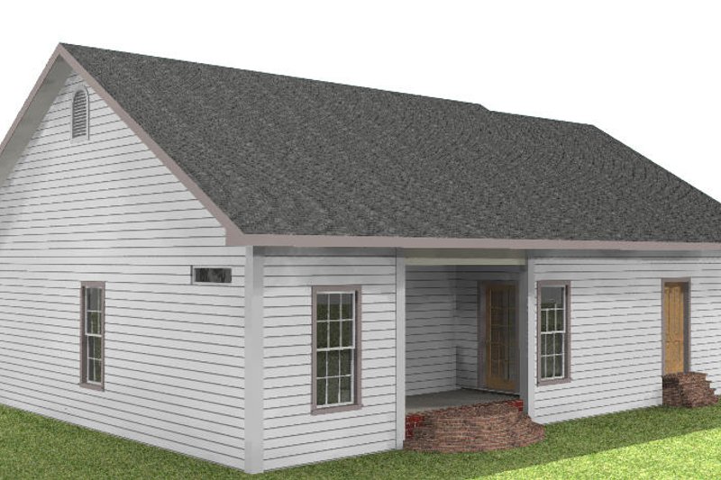 Dream House Plan - Exterior - Other Elevation for Country House Plan #44-160 - 2 bed, 2 bath