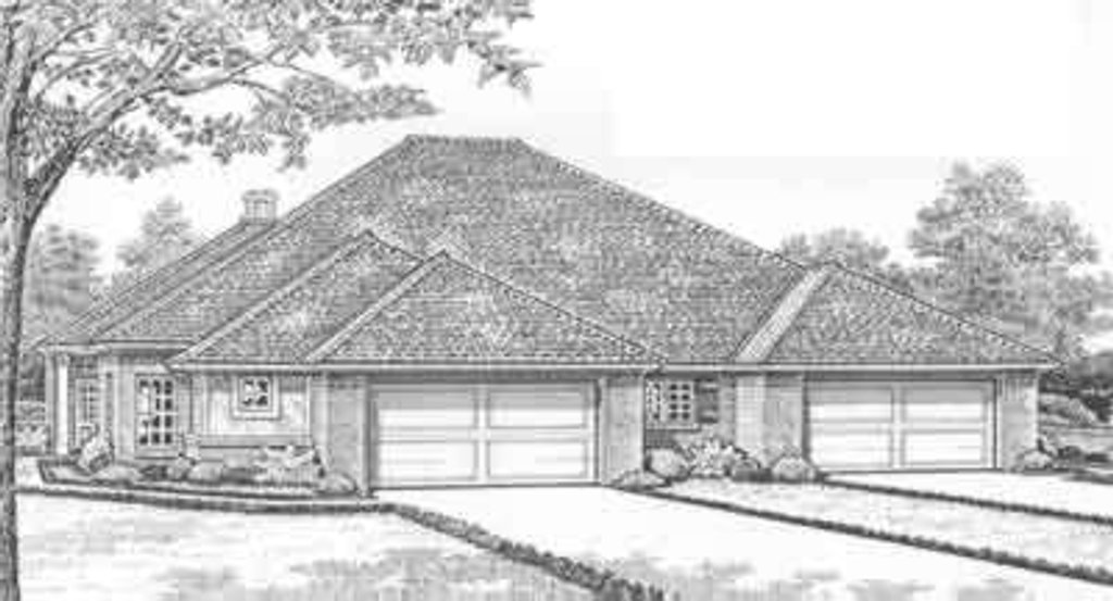 Exterior - Front Elevation 2 for Traditional House Plan #310-452 - 2 bed, 2 bath