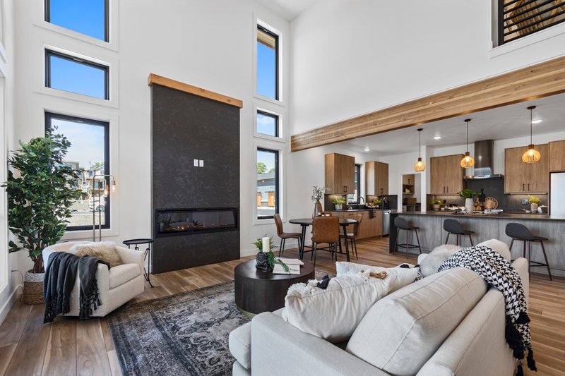Home Plan - Interior - Family Room for Contemporary House Plan #1070-239 - 3 bed, 2.5 bath