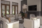 Modern Style House Plan - 5 Beds 4.5 Baths 4990 Sq/Ft Plan #455-450 