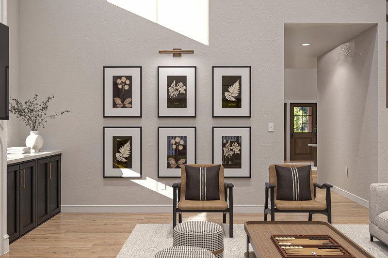 House Design - Interior - Family Room 3 for Farmhouse House Plan #455-237 - 4 bed, 4 bath