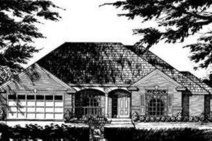 Traditional Exterior - Front Elevation Plan #40-266