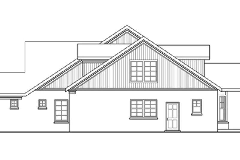 Home Plan - Exterior - Other Elevation 1 for Craftsman House Plan #124-423 - 3 bed, 2.5 bath