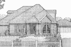 Architectural House Design - Country Exterior - Front Elevation Plan #968-21
