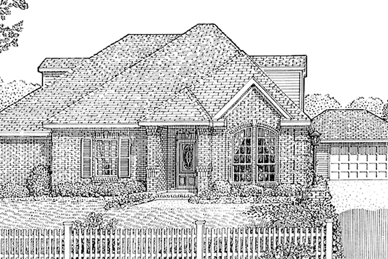 Home Plan - Country Exterior - Front Elevation Plan #968-21