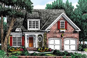Exterior - Front Elevation 3 for Country House Plan #927-730 - 3 bed, 2.5 bath