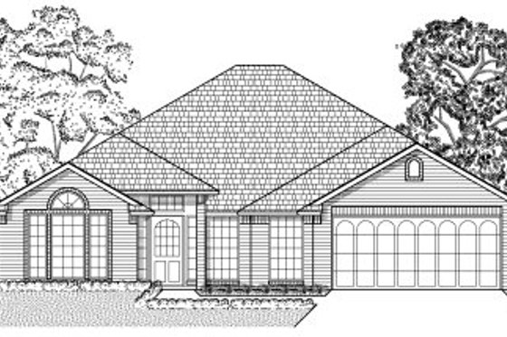 Exterior - Front Elevation for Traditional House Plan #65-231 - 3 bed, 2 bath
