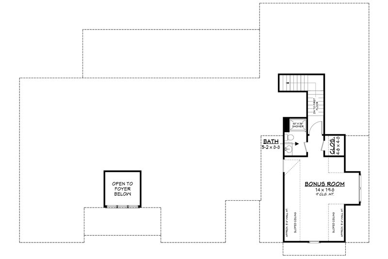 Dream House Plan - Floor Plan - Other Floor 1 for Farmhouse House Plan #430-436 - 3 bed, 2 bath
