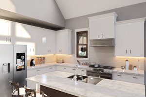 Interior - Kitchen for Country House Plan #932-54 - 2 bed, 2 bath