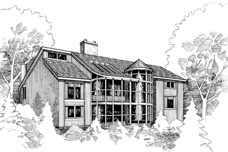 House Design - European Exterior - Front Elevation Plan #60-961