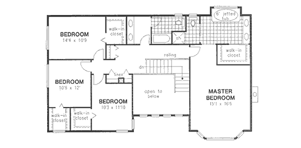 Dream House Plan - European Floor Plan - Upper Floor Plan #18-8959