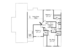 Floor Plan - Upper Floor for Country House Plan #927-623 - 3 bed, 2.5 bath