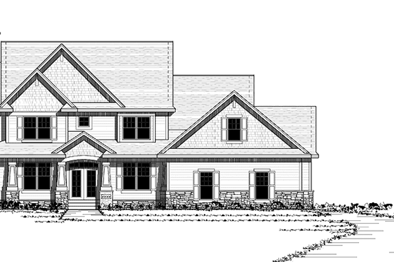 House Plan Design - Traditional Exterior - Front Elevation Plan #51-661