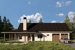 Exterior - Other Elevation for Barndominium House Plan #1070-255 - 3 bed, 3 bath