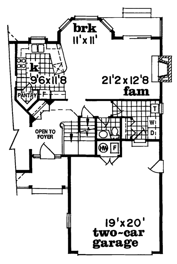 House Plan Design - Victorian Floor Plan - Main Floor Plan #47-813