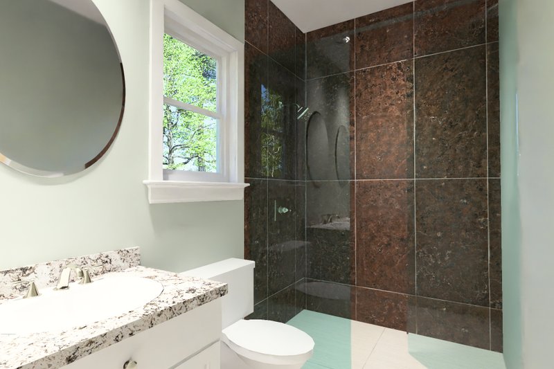 Architectural House Design - Interior - Master Bathroom 1 for Cottage House Plan #513-2456 - 2 bed, 2 bath