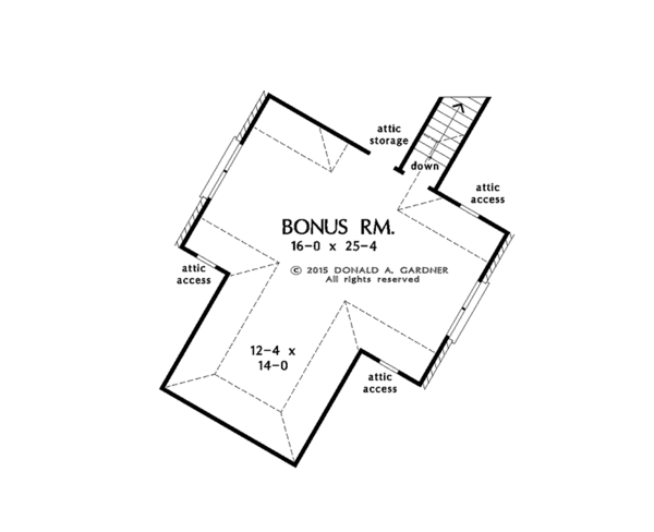 Architectural House Design - Country Floor Plan - Other Floor Plan #929-1006