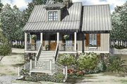 Country Style House Plan - 3 Beds 2 Baths 1397 Sq/Ft Plan #17-3286 