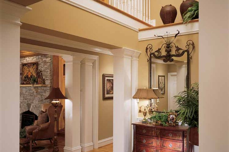 Architectural House Design - Interior - Entry for Country House Plan #429-258 - 4 bed, 3.5 bath