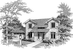 Exterior - Front Elevation 3 for Craftsman House Plan #48-760 - 3 bed, 2.5 bath