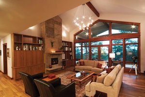 Interior - Family Room for Contemporary House Plan #1042-15 - 3 bed, 3 bath