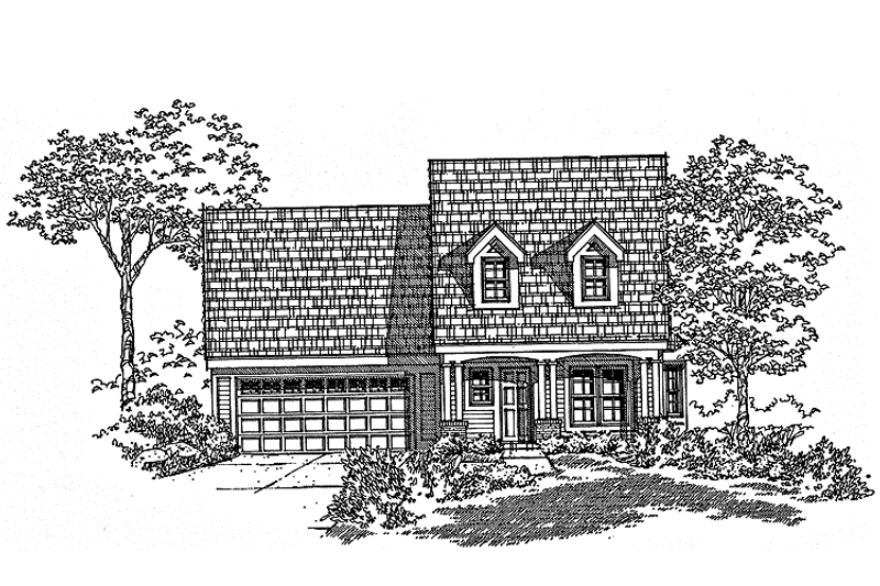 Dream House Plan - Country Exterior - Front Elevation Plan #320-924