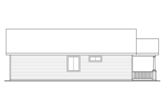 Exterior - Other Elevation for Cottage House Plan #124-978 - 3 bed, 2 bath